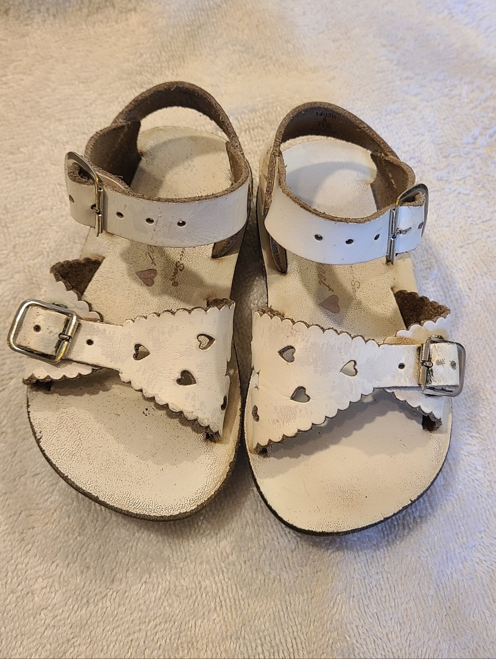 Sun-San Sweeheart Toddler Sandals Sz 5